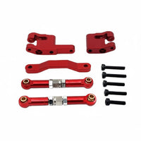 RC Car Tie Rod Set Aluminum Steering Upgrade Part Easy to Install RC Car Steering Kit for 1/18 18208