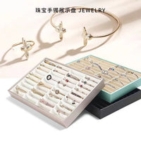 Bracelet Tray Display Grid 40 Position Jade Bracelet Storage Box Bracelet Display Stand Prop