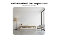 Floor TV Stand with Storage Space Saving Contemporary Television Stand with Storage Multifunctional Modern Entertainment Cabinet