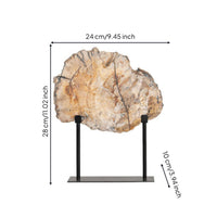Slab Ornament with Stand Minimalist Decor Architectural for Office