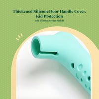 Silicone Door Handle Cover, Collision Protector, bump Absorbing, Universal Fit, Suitable for Bathroom, Bedroom, Kitchen