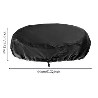 55 Liter Drum Cover Heavy Duty Drum Cover with Drawstring Stretchable for Workshop, Garage, Outdoor Storage