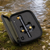Fishing Box Accessories Set: Aluminum Alloy Rod Holder, Bait Tray, Keepnet Holder, and Umbrella Stand