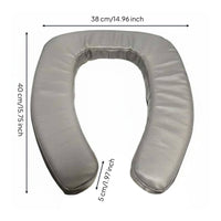 Padded Toilet Seat Cushion Hook and Loop Bathroom Aid Soft