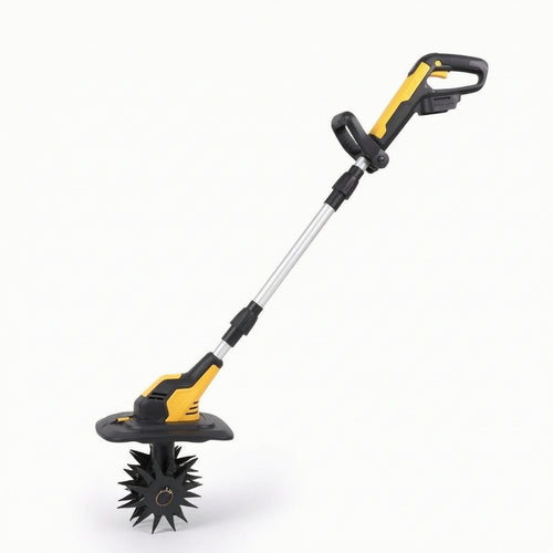 Electric Micro Tiller Bare Tool Cordless Garden Cultivator Compact for Gardeners