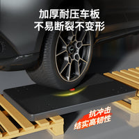 Folding Handle Metal Four-Wheel Cart with Single Wheel