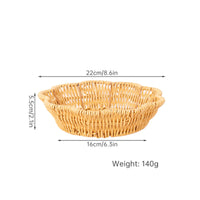 Rattan Basket Natural Tan Basket Long-Lasting