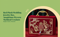 Gold wedding keepsake box
