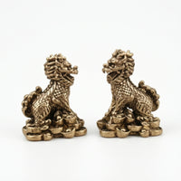 Metal Figurines Antique Style Tabletop Ornaments Vintage for Office, Living Room