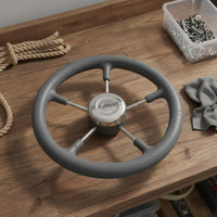 Stainless Steel Yacht Wheel Anti 13 Inch Boat Steering Wheel