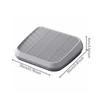 Elevated Feline Litter Mat Textured Feline Litter Mat Rectangular