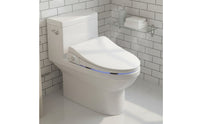 Foam Barrier Smart Toilet Lid Front Feminine Wash Spray Toilet Bidet Seat Warm Air Dryer Bathroom Fixture Easy Install for Women