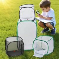 Foldable Transparent Mesh Zippered