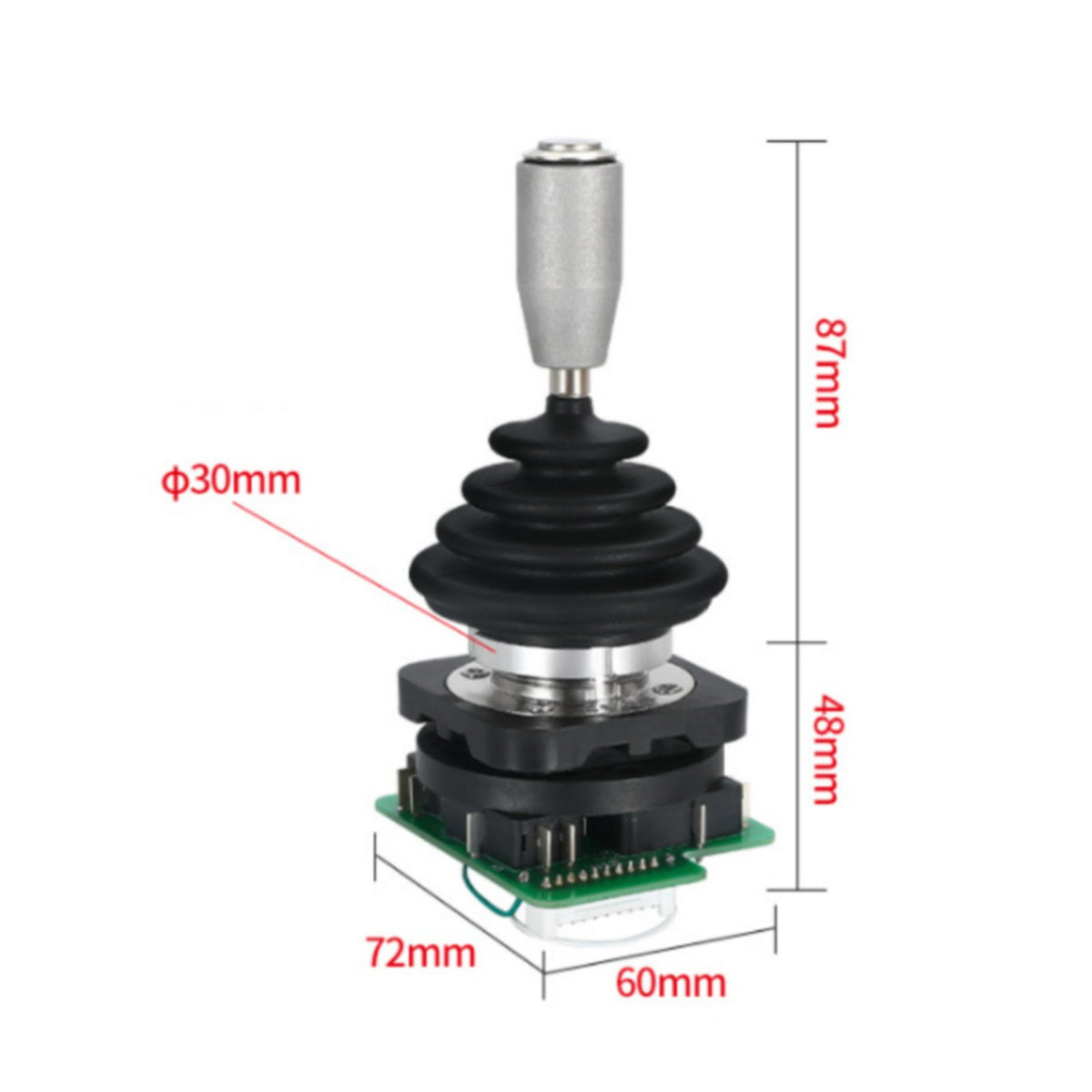 4NO Industrial Joystick Silver Alloy Contacts for Engineers, Technicians