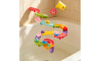 Modular Bathtub Ball Water Path Rubber Water Track Toy Easy to Assemble Toys Creative for Toddlers