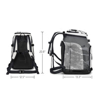 Structured Ski Backpack with Helmet Compartment Individual Compartments Ski Backpack Padded Non-Slip for Skiers, Snowboarders, Winter Sports