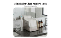 Clear accessibleTop container Space Saving Cosmetic Organizer multifunctional for Students