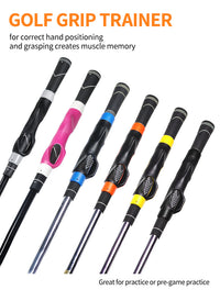 定制高尔夫左手有孔孔手型握把Golf Grip trainer 初学握把纠正器
