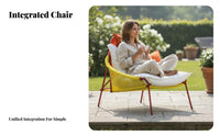 3 Pieces Woven Design 3-Piece Seating Group stylish design 2-Chair and Table set Weather-Resistant Outdoor Furniture Weatherproof for two people, Garden lovers, Homeowners, Courtyard, Backyard, Balcony, waterside