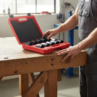 1 Inch Drive Shock Socket Set Integrally Molded Sturdy Duty Shock Socket Set Mechanic Tool Heat-Treated Wear-Resistant