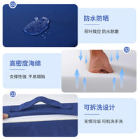 Outdoor Waterproof Stadium Seat Cushion with Backrest Foam Pad