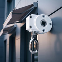 Retractable Awning Crank Gearbox Manual Awning Crank Mechanism Sturdy Hardware Reliable for Installers, Patio