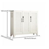 Entryway Shoe Storage Cabinet Large Capacity Freestanding Multi-Layer Shoe Rack Sturdy and Stable Home Furniture for Families, Adults, Hallway, Closet