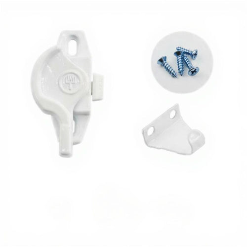 Sliding Pane Lock, Aluminum Alloy Half-Moon Lock, kid protection, Easy Installation, Home Security