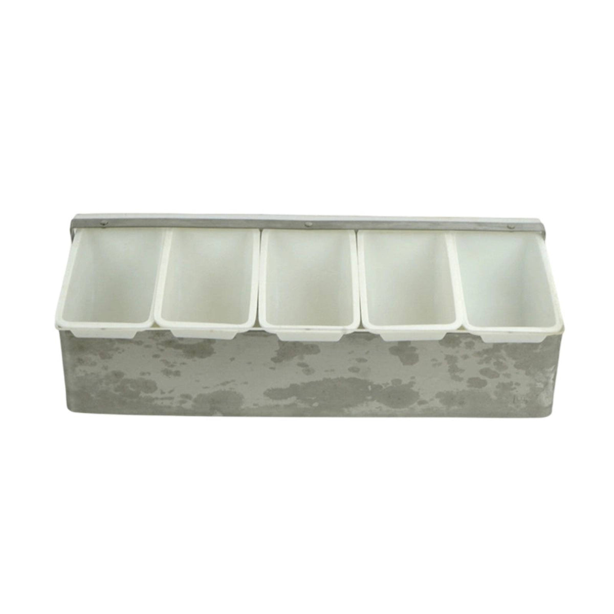 Condiment Organizer Countertop Organizer with Compartments Space-Saving Seasoning Stand for Prep Station