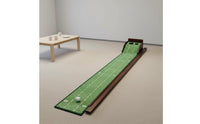 Double Hole Putting Practice Board Portable Wooden Golf Putting Mat Distance Control Sports Gear