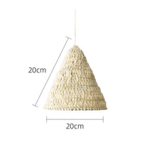 Crochet Lamp Shade Long-Lasting Rope Lampshade Handmade for Bedroom
