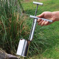 Manual Seedling Transplanter Multi-Functional Standing Plant Transplanter Labor-Saving Vegetable Planter Tool for Farmers, Gardeners, Farm, Yard