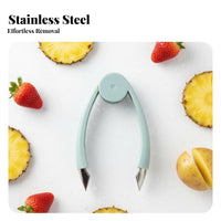 Pineapple Spot Remover Versatile Potato Spot Remover Strawberry Huller Stainless Steel Blade Tomato Corer Easy to Use