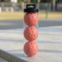 3 Pieces No Noise Quiet Foam Pickleball Safe Foam Pickleball Ball Realistic Rebound Sports Equipment Long-Lasting