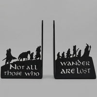 Metal Bookends, Tree of Life Design, Black