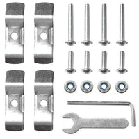 Motorcycle Aluminum Top Case Accessory Kit with Screws and Lock Cylinder