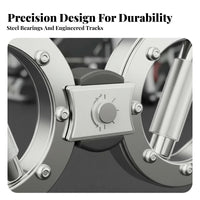 Portable Adjustable Resistance Arm Exerciser Long-Lasting Construction Adjustable Forearm Strengthener Multi-Functional Forearm Wrist Strengthener Sweat-Resistant for Men, Beginners