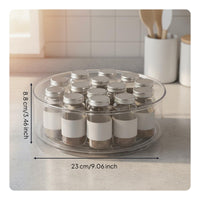 360 Degree Rotating Organizer Multifunctional Rotating Tray Turntable Easy To