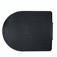Curved Kitchen Mat Easy to Clean Silicone Draining Mat Flexible Drainage Pad
