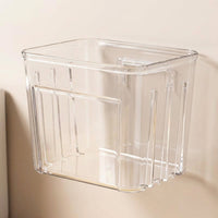 Kitchen Countertop Organizer for Pantry Storage, Transparent Rectangular Wall Holder for Students and Organizers