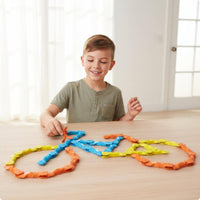 Jumping Toppling Tile Toy Educational Toppling Tile Clip Toy Hand-Eye Coordination Stacking Game for Kids, Students