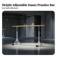 Freestanding Dance Barre Non-Slip Feet Freestanding Dance Bar Stable Design Portable Dance Bar for Dancers, Beginners