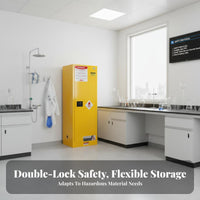 Hazard-Resistant-Resistant Storage Cabinet Fire Resistant Storage Cabinet Heavy Duty Lockable Steel Box for Factory, Factories, Workshops