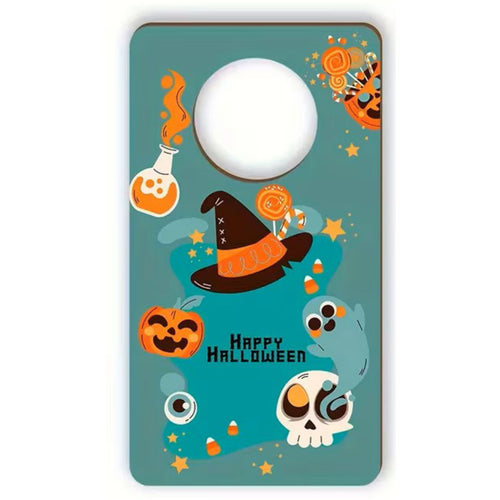 Wooden Door Hanger Rectangular Wooden Plaque Natural for Porch
