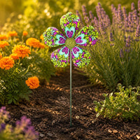 Blossom Garden Stake 3D Design Blossom Yard Stake Artisanal Design