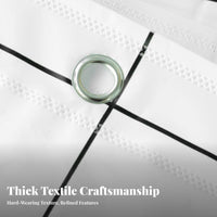 Grid Pattern Bath Curtain Punchtool-Less Installation for Bathtub, Renters