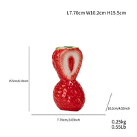 Fruit-Shaped Flower Vase Nordic Design Fruit Vase Bright Color