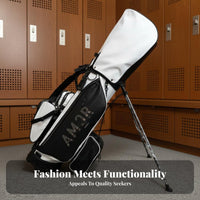 Golf Stand Bag Multifunctional Portable Golf Club Bag Multiple Storage Pockets Athletic Gear for Travel, Driving Range