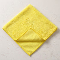 400 GSM Microfibre Towel with High-Low Pile Cleaning Cloths, 40x40cm Microfibre Towel for Car, Quick-Drying Cleaning Cloths for Glass