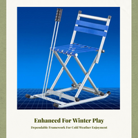 Ice Sled for Outdoor Winter, Kids & Adults, Skating